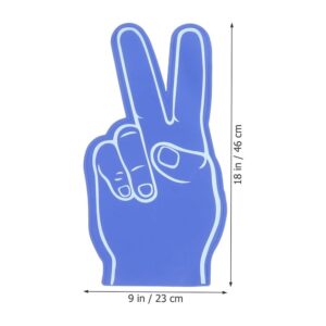 Foam Fingers 6-Pack | Cheering Props For Sports Fans – Sumo Deals Blue Foam Finger,