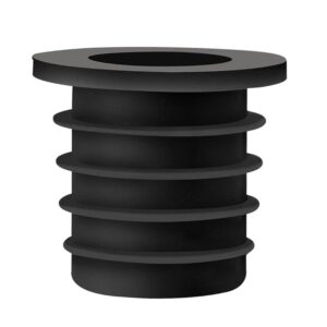 Liquor Pourer Adapters For Large Bottles (7-Pack) – Sumo Deals Black Rubber Ribbed Grommet With Top Flange, For Sealing Cables Or Pipes In Panels.