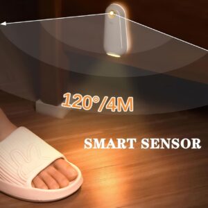 Toilet Night Light 2-Pack | Motion Sensor, 8-Colour – Sumo Deals White Plastic Motion Sensor Night Light, Wall-Mounted, Emitting Warm Glow, For Smart Home Illumination.