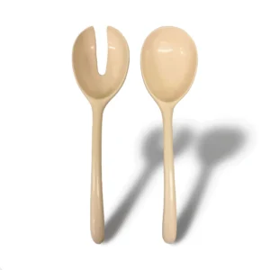Lila Paired Servers | Stone Ivory 30Cm – Sumo Deals Urban Attitude Lila Large Paired Servers Length 30Cm, Width 7.5Cm (Spoon) - Stone Ivory Product Image