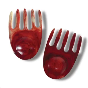 Urban Attitude Shelly Salad Hands Servers Length 14Cm, Width 9.3Cm - Berry Red Product Image