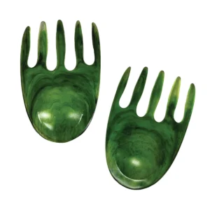 Urban Attitude SHELLY Salad Hands Servers Length 14cm, Width 9.3cm - Sage Mist product image