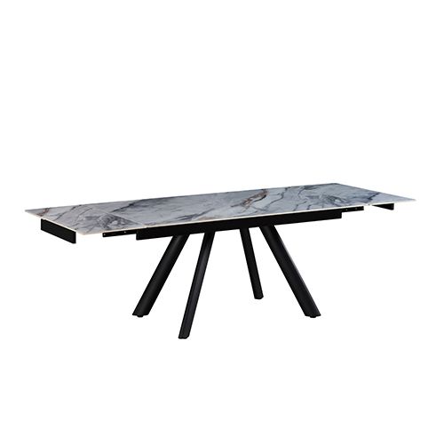 Powder Coating Dining Table With 6Pcs Pu Leather Dining Chair – Sumo Deals Powder Coating Dining Table With 6Pcs Pu Leather Dining Chair Product Image