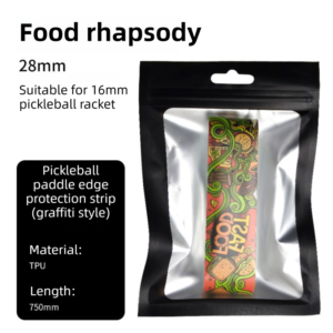 Graffiti Style 1 Pickleball Paddle Edge Guard Tape, Flexible TPU Frame Protector Strip for 16mm Pick product image