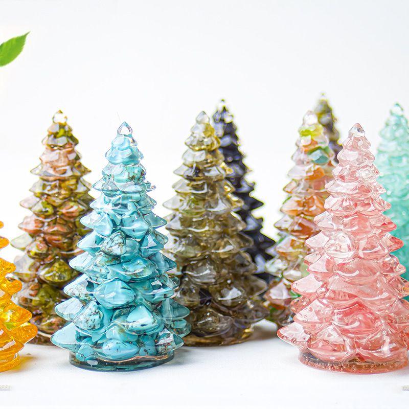 Lapis Lazuli Resin Christmas Tree Ornament | 87Mm – Sumo Deals Lapis Lazuli Resin Crystal Christmas Tree Ornament - 55 X 87Mm Large Size Decorative Gemstone Style Product Image