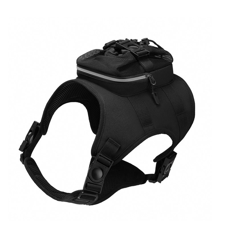 No-Pull Dog Backpack Harness For Medium-Large Dogs – Sumo Deals Black No-Pull Dog Backpack Harness For Medium Large Dogs - Adjustable Oxford Cloth Walking Harness W Product Image