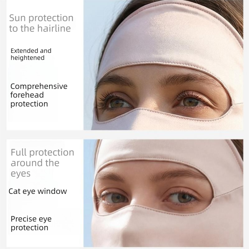 Luxurious Mulberry Silk Sun Protection Face Mask – Sumo Deals Black Luxurious Mulberry Silk Sun Protection Face Mask - Full Coverage Cooling Shield With Soft Wire Product Image