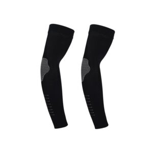 2 pairs Black Cooling Arm Sleeves Sun Protection - Nylon Spandex Blend - Lightweight Compression Elb product image