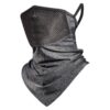Cooling Neck Gaiter Face Cover - Dark Grey Breathable Mesh Outdoor Sun Scarf with Ear Loops, Multi-W product image