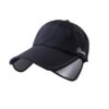 Women'S Wide Brim Sun Cap - Black 58-60Cm Adjustable – Sumo Deals Women'S Wide Brim Sun Cap - Black 58-60Cm Adjustable Outdoor Sports Hat With 10.5Cm Brim, Side Face Product Image