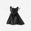 Black Women’s Extended Sun Face Cover with Neck Drape - Breathable Outdoor Mask with Adjustable Ea product image
